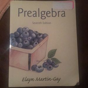 Prealgebra book seventh edition